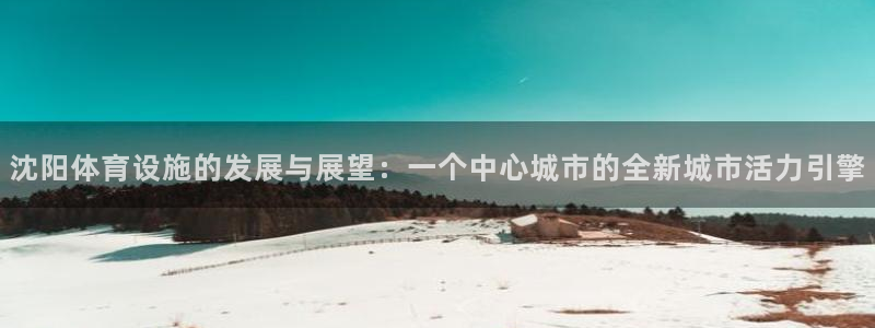 意昂4娱乐代理怎么样：沈阳体育设施的发展与展望：一个中心城市