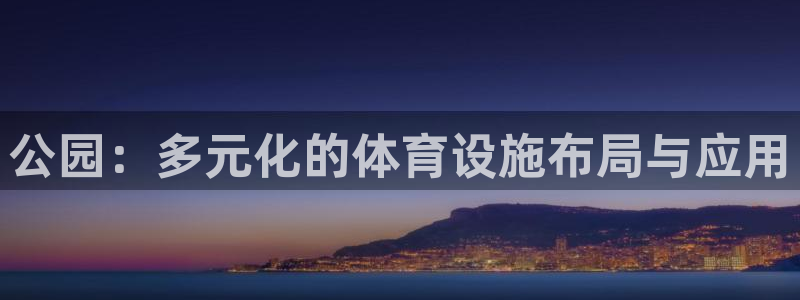 意昂体育4开户：公园：多元化的体育设施布局与应用