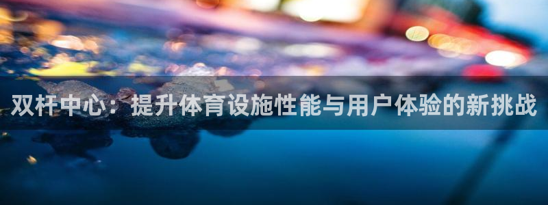 意昂体育4开户：双杆中心：提升体育设施性能与用户体验