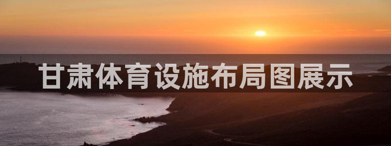 意昂体育4是干嘛的公司：甘肃体育设施布局图展示 