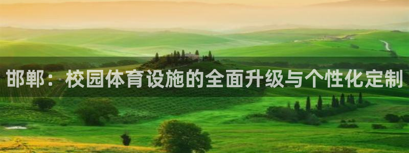 意昂体育4平台APP：邯郸：校园体育设施的全面升级与