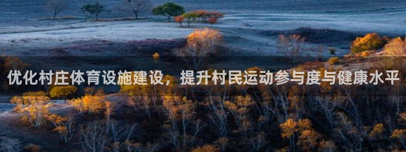 意昂4娱乐40996：优化村庄体育设施建设，提升村民运动参与