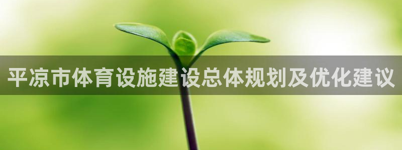 意昂体育4平台注册流程视频：平凉市体育设施建设总体规划及优化 