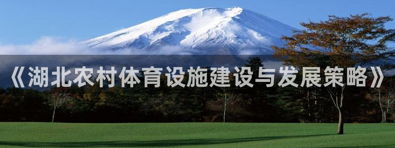意昂平台体育：《湖北农村体育设施建设与发展策略》 